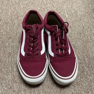 Maroon Vans